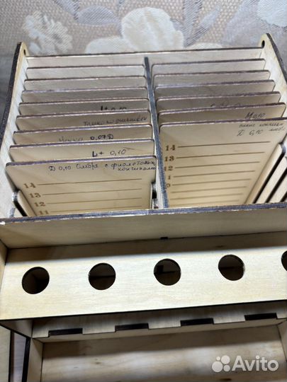 Лэшбокс с планшетами для наращивания ресниц