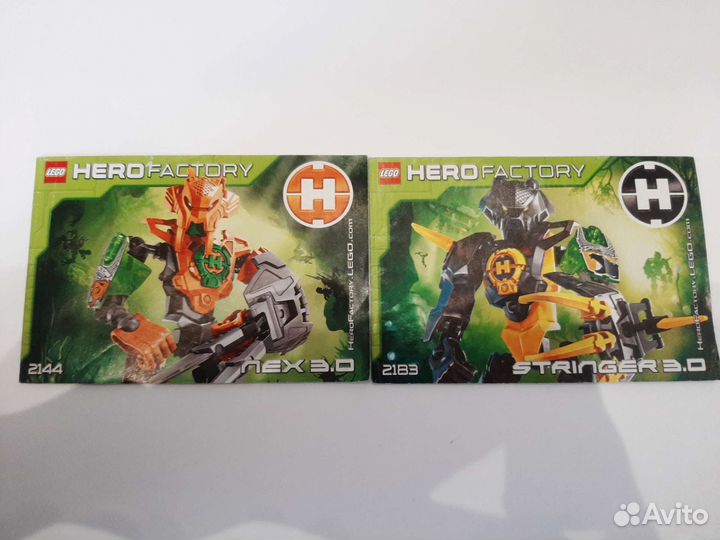 Lego Hero Factory Наборы 2183 stringer, 2144 nex