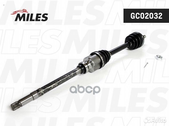 Привод miles citroen berlingo прав. с подшипник