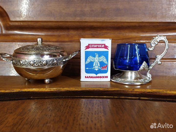 Миниатюра, вазочка, бокал, Винтаж, Италия