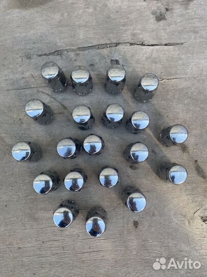 Гайка колеса УАЗ Хром 20 штук под 19 ключ