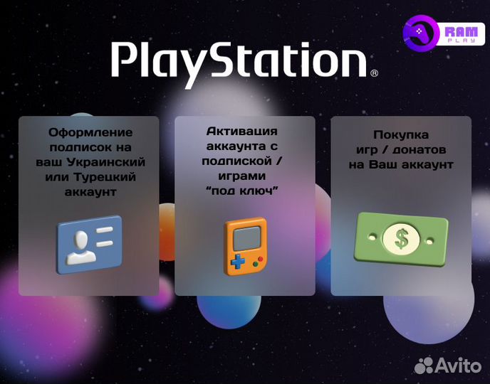 Подписка PS Plus EA Play 1 мес / Игры PS4 PS5