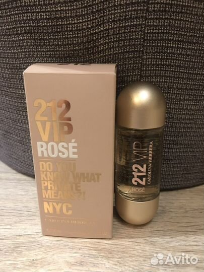 Carolina herrera 212 VIP Rose новая оригинал