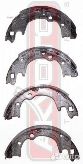 Akyoto AKS-4FA01 Колодки тормозные барабанные задн
