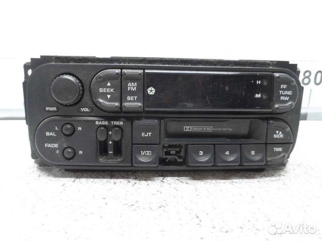 Магнитола Dodge Caravan 4 P04858583AF