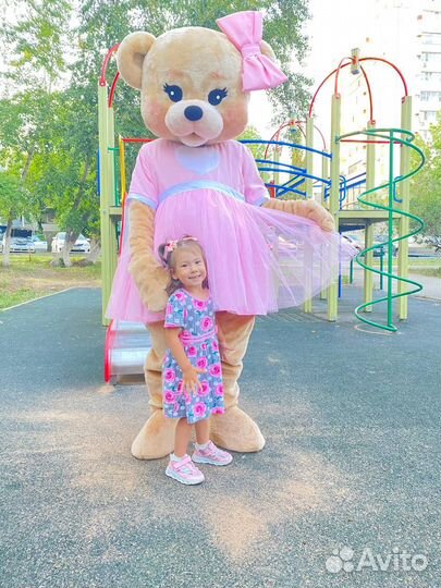 Поздравление от ростовой куклы мишки Милашки