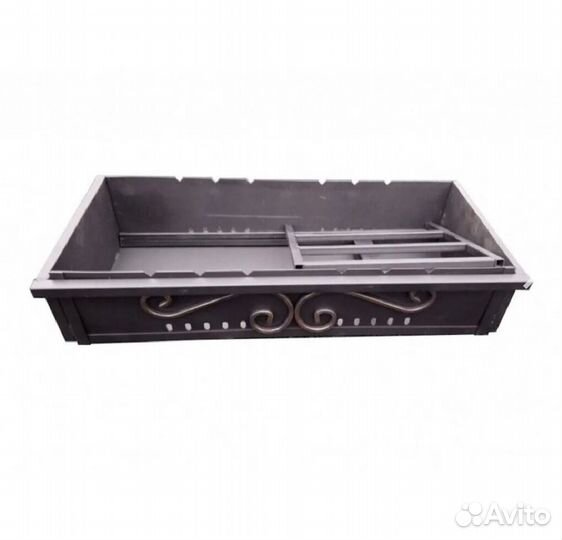 Мангал 700х300х700, 2 мм, разборный, съёмные ножки