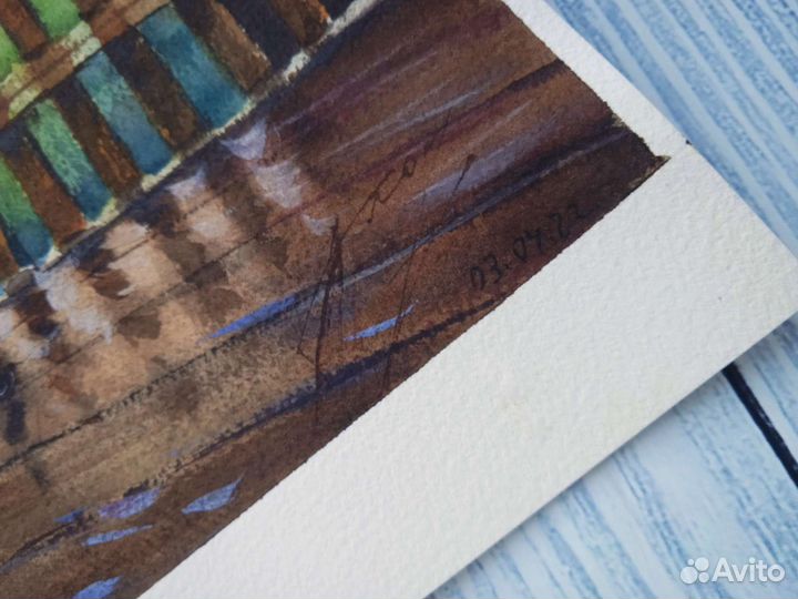 Картина акварелью 