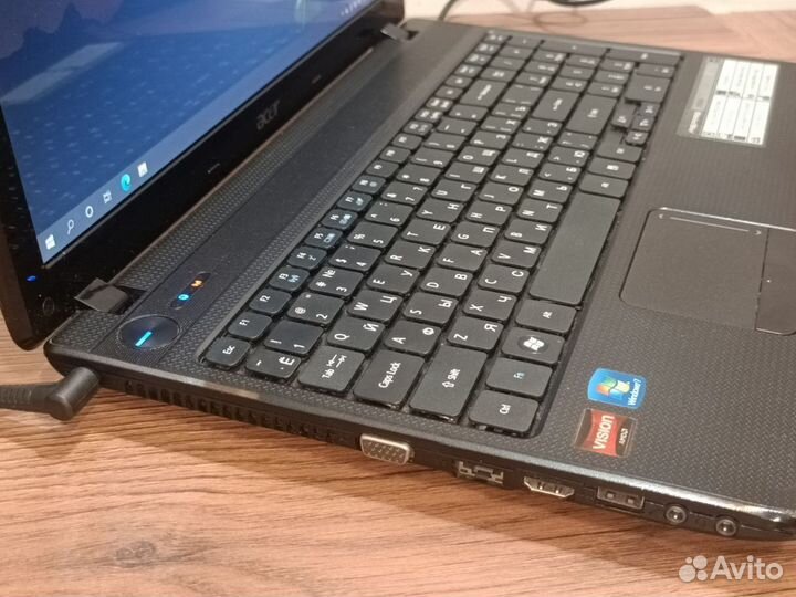 Ноутбук Aspire 5552 /AMD Athlon II P340/250GB/3GB