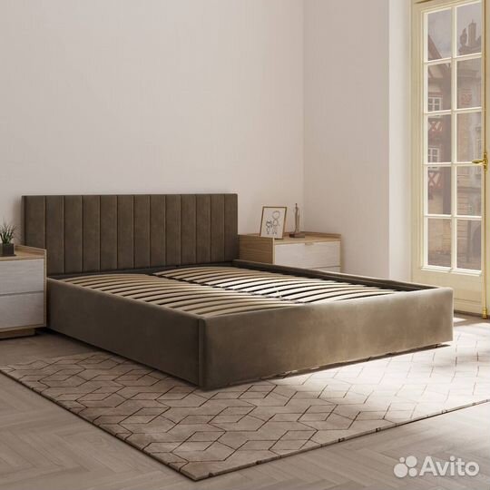 Мягкая кровать с подъёмным механизмом