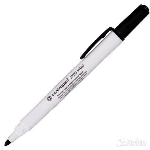 Маркер стираемый для белой доски черный 1,8 мм