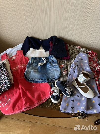 Вещи пакетом на девочку 92 98 next hm zara