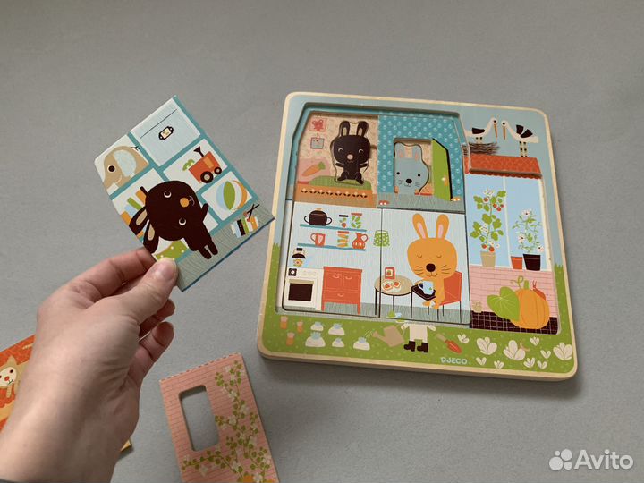 Настольные игры для детей Деревянные пазлы