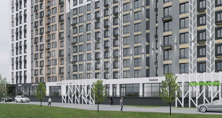 2-к. квартира, 72,3 м², 6/25 эт.