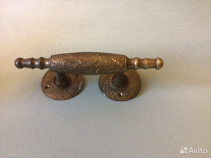 Ручка дверная скоба бронза/латунь