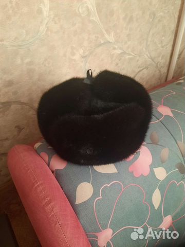 Норковая шапка мужская ушанка