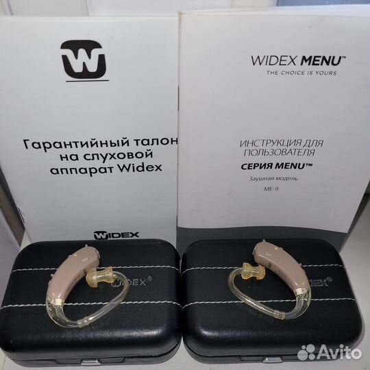 Слуховые аппараты widex, заушная модель ME-9