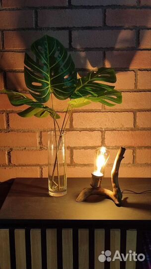 Светильник в эко стиле