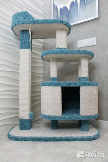 Домик для кошки с когтеточкой