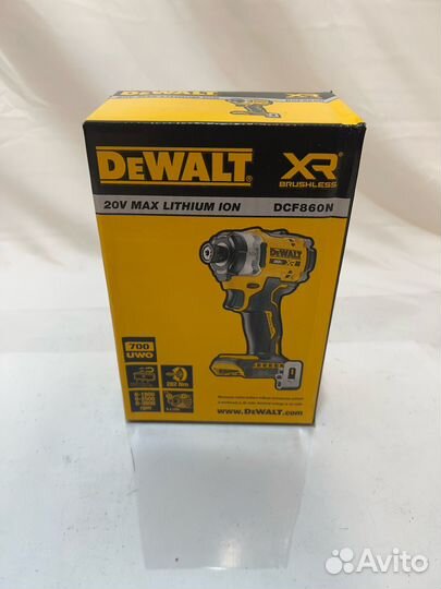 Аккумуляторный винтоверт dewalt DCF860N 20V