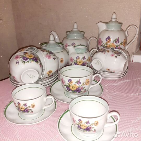 Новый сервиз фарфор Дулево по предметам