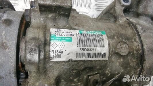 Компрессор кондиционера дизельный nissan tiida C11