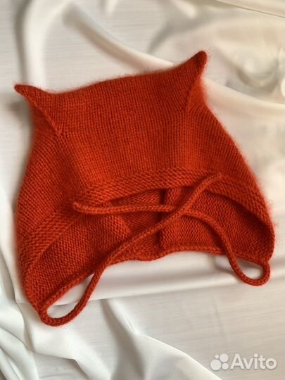 Шапка чепчик с ушками