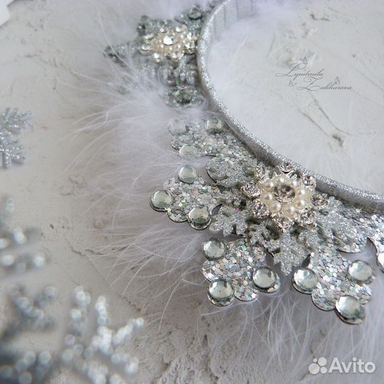 Ободок Снежинка