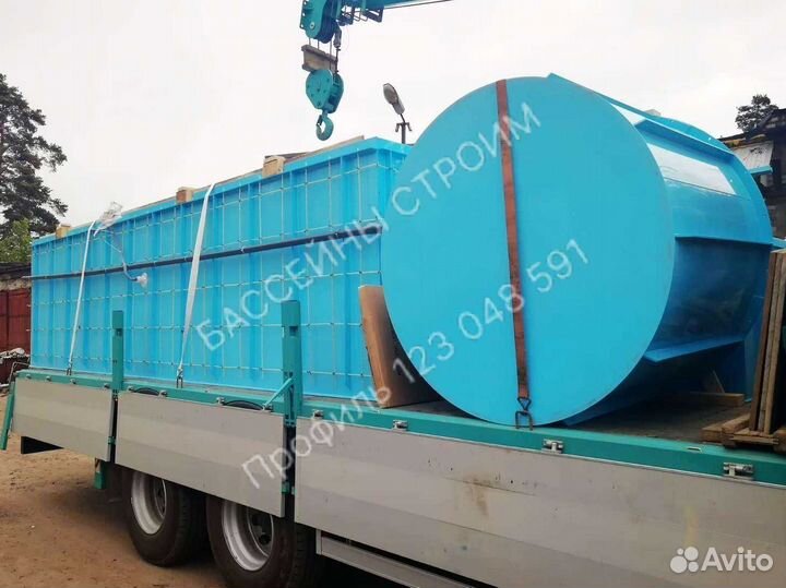 Чаша для бассейна 6x2 пвх