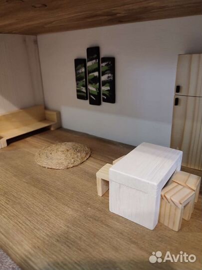 Детский игровой домик из дерева