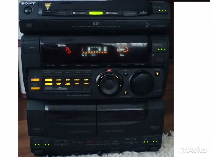 Музыкальный центр sony 881
