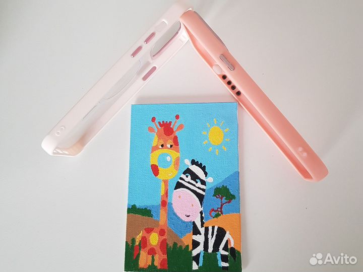 Чехол для iPhone 14 pro max magsafe розовый