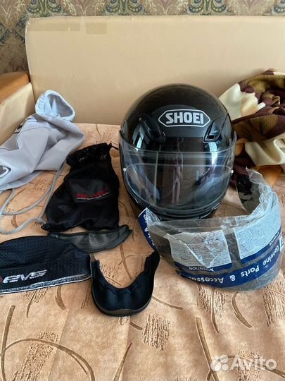 Шлем для мотоцикла черный shoel