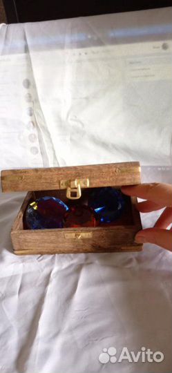 Шкатулка деревянная резная и металлическая хэндмэй