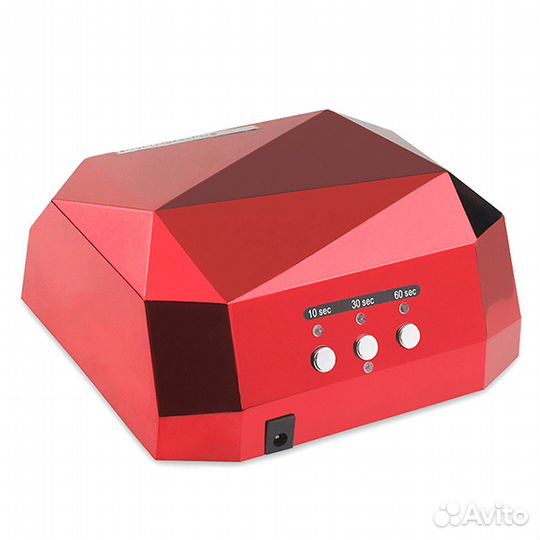 Лампа для сушки ногтей 36W /Гарантия / Красная