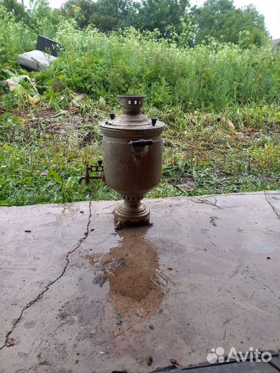 Самовар угольный старинный