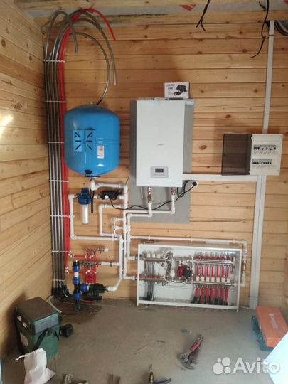 Монтаж отопления, водоснабжения, канализация