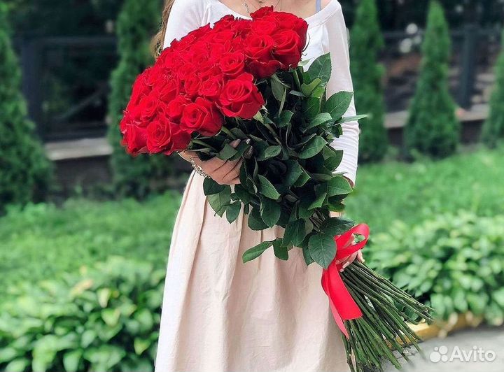 101 Роза Цветы Букеты 51 25 Роз Доставка