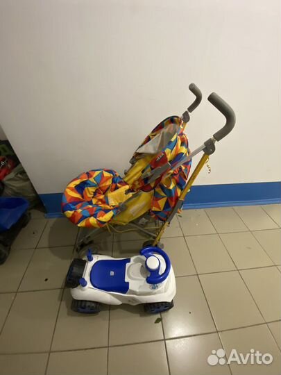 Коляска прогулка машинка