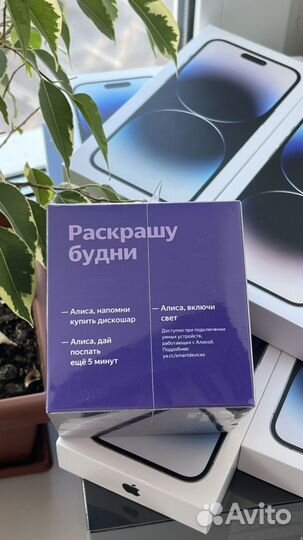 Яндекс станция лайт lite фиолетовая, новая