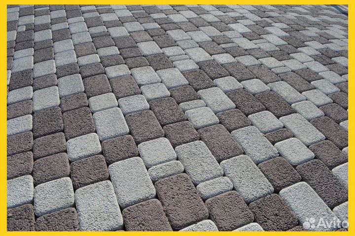 Тротуарная плитка Брусчатка от производителя