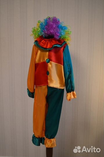 Костюм петрушка,скоморох, клоун 4-5-6-7 лет
