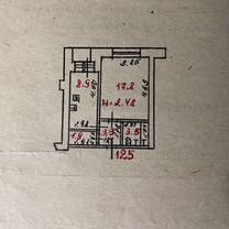 1-к. квартира, 35,4 м², 8/9 эт.