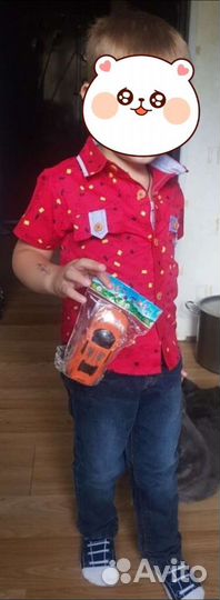 Рубашки 4 шт. на мальчика 98 см