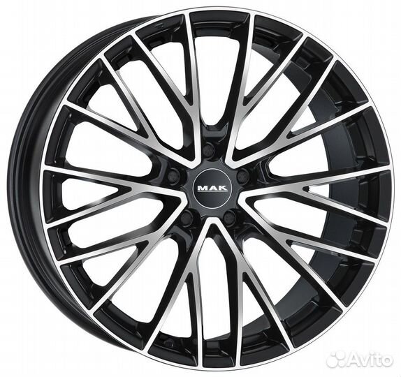 R19 5x114,3 8,5J ET30 D76 MAK Speciale Black Mirro