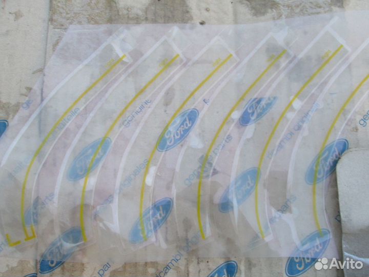 Наклейка порога антигравийная Ford Fiesta 2008