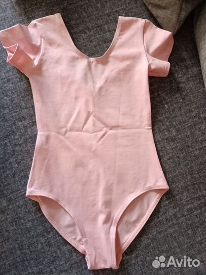 Гимнастический купальник юбка колготки балетки