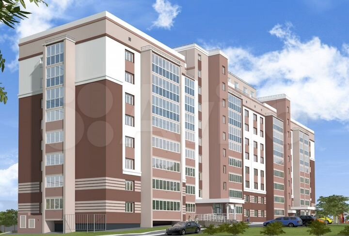 2-к. квартира, 70,3 м², 2/8 эт.