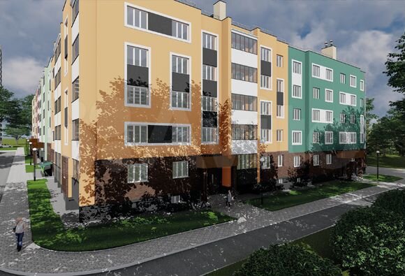 1-к. квартира, 33,5 м², 3/5 эт.
