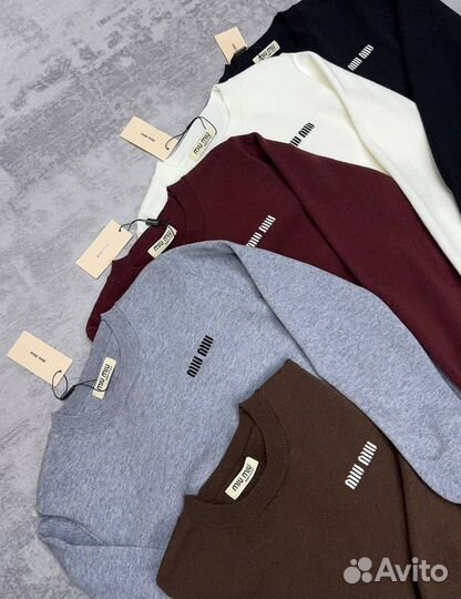 Стильная кофта miu miu 5 цв